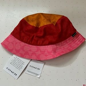 NWT Coach bucket hat made with organic cotton